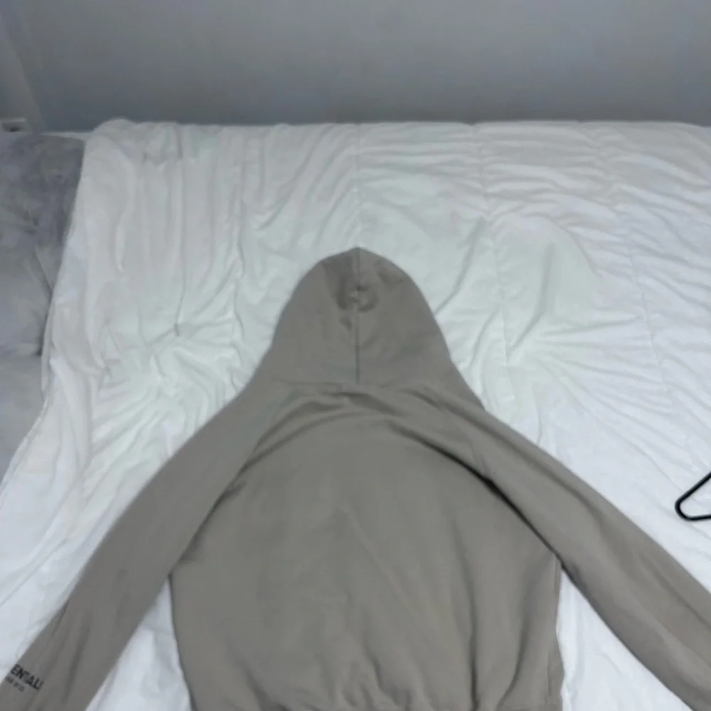 Essentials Tan Hoodie Sweatshirt Pullover - Picture 2 of 2